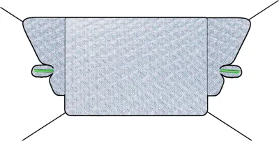 Produktbild von Auto-Windschutzscheibenabdeckung, Aluminiumfolie, Eis- und Schneeschutz, Rückspiegelschutz, universelle Frontscheiben-Schneeabdeckung