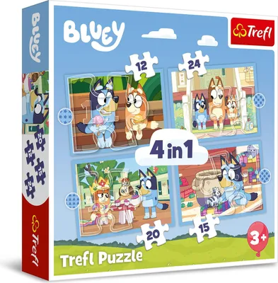 Produktbild von Trefl Bluey and his world, 12 Stück(e), Cartoons, 3 Jahr(e)