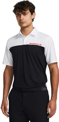 Image de Under Armour Golf Tee To Green Color Block Polo à manches courtes Noir XL Noir XL