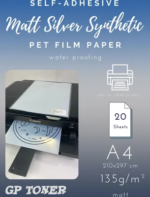 Produktbild von 20 Blatt A4 Fotopapier 135g/m² für Drucker Haftpapier Schnelltrocknend