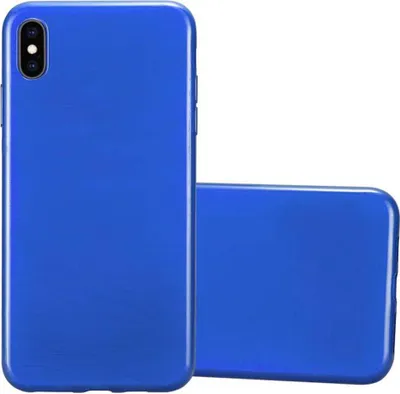 Produktbild von Cadorabo Hülle für Apple iPhone XS MAX Schutz Hülle in Blau Schutzhülle TPU Silikon Etui Case Cover