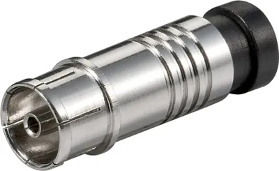 Produktbild von Koax-Kompressionskupplung Kompressions-Adapter aus Metall