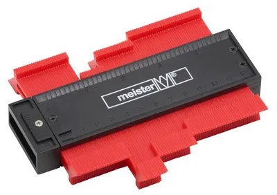 Produktbild von Meister Konturenlehre - 130 mm Arbeitsbreite - Universelle Schablone - Zum präzi