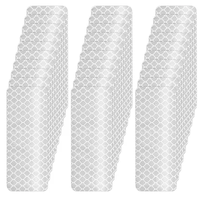 Immagine prodotto di Adesivi riflettenti, 6 x 3 cm, impermeabili, adesivi di sicurezza per uso esterno