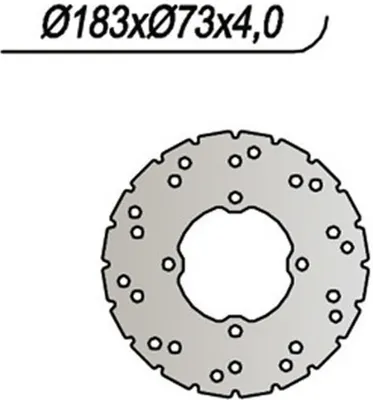 Immagine prodotto di Disco freno anteriore NG lato destro/sinistro 4 fori da 8,25mm per POLARIS
