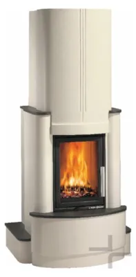 Produktbild von Kachelofen Haas & Sohn Roma II schieferfarbe grau 7 kW