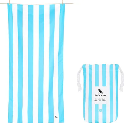 Produktbild von Dock & Bay Beach Towel L Tulum Blue 160x90cm