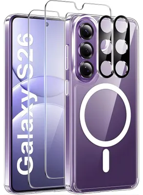 Produktbild von Schutzhülle für Samsung Galaxy S26 MagSafe Schutzglas Panzerfolie Display Kamera