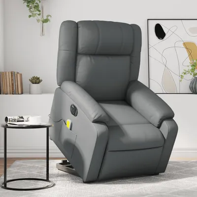Obrázok produktu pre VidaXL 3205167, Umelá koža, Šedá, Pena, 110 kg, 770 mm, 950 mm