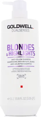 Obrázok produktu pre Goldwell Dualsenses Blondes & Highlights Anti-Yellow Shampoo 1000 ml