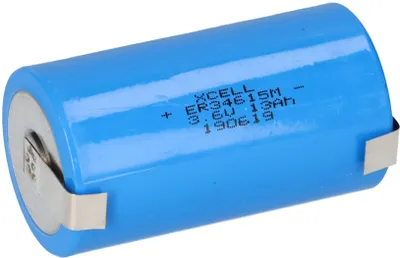 Zdjęcie produktu dla XCell Lithium 3.6V ER34615M U-solder tag - Mono D-cell wysokoprądowa alternatywa LSH20