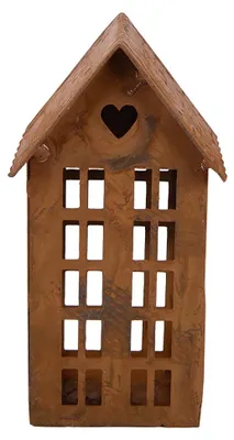 Immagine prodotto di Clayre & Eef, decorazione "Casa", 5x6x12 cm, marrone, metallo