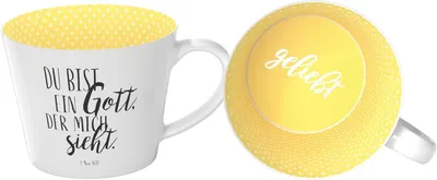 Produktbild von Tasse mit dem Spruch: Du bist ein Gott, der mich sieht.