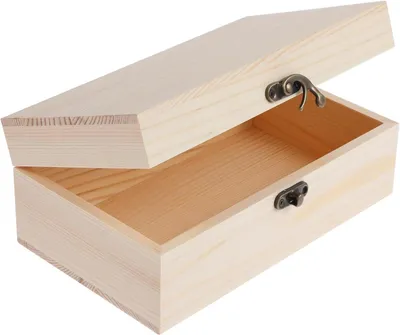 Obrázok produktu pre Drevená krabica s viečkom 25 x 15 x 8 cm, Multifunkčná úložná krabica, Na spomienky