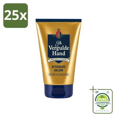 Imagen del producto de 25 unidades de bálsamo para después del afeitado "De Vergulde Hand" para pieles sensibles - 100 ml - Paquete grande