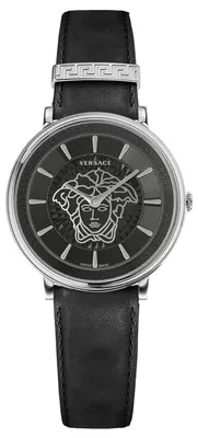 Produktbild von Versace Damen Uhr Armbanduhr V-Circle VE8102619 Leder