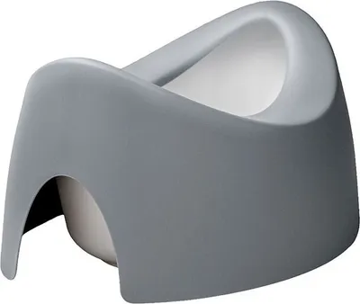 Produktbild von Doppelseitiges ergonomisches Kindertöpfchen mit Ausguss Teggi grau