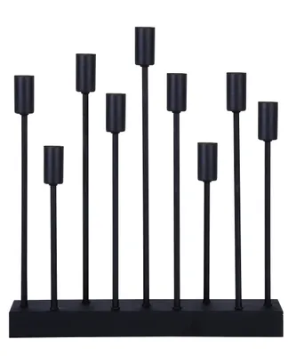 Produktbild von Tischleuchte Pix - Fensterleuchter - 9-flammig - E14 Fassung - H: 50cm, L: 42cm - Schalter - schwarz