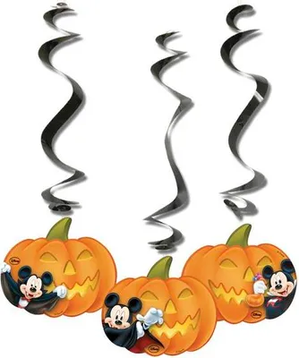 Productafbeelding van Mickey Halloween-slingers, 70 cm, 3 stuks.