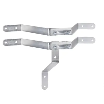 Obrázek produktu pro Extralink K250 Držák stožáru 250mm, se svorkami M8, ocel, pozinkovaná