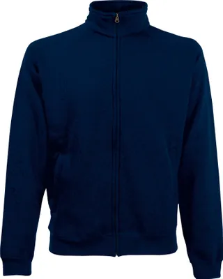 Produktbild von Fruit Of The Loom Herren Premium 70/30 Sweatshirt mit Reißverschluss am Kragen RW3166 (S) (Marineblau)