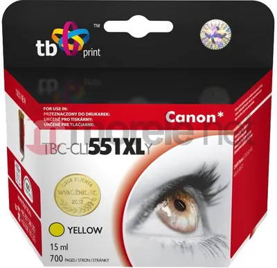 Obrázek produktu pro Inkoustová kazeta TB comp. s Canon CLI-551XL,6446B001 YL