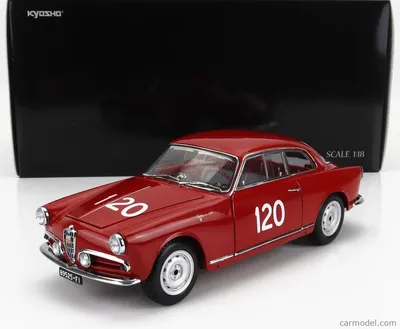 Produktbild von Kyosho KS08957A, Oldtimer-Modell, Vormontiert, 1:18, Alfa Romeo Giulietta SV, Unisex, Metall