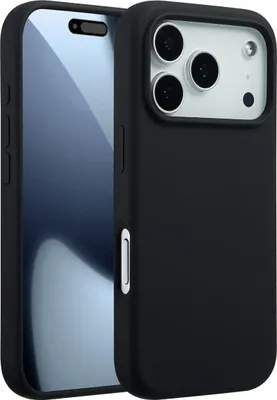 Image de Accezz Liquid Silicone Backcover avec MagSafe pour l'Apple iPhone 17 Pro - Noir