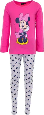 Immagine prodotto di Pigiama Disney Minnie Mouse Confortevole pigiama 100% cotone per bambini Rosa 122/128
