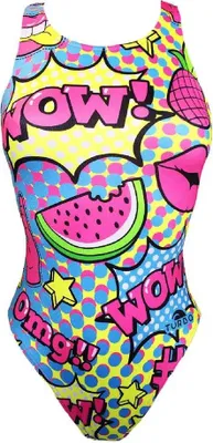 Image de Maillot de bain Turbo Cool Comic Multicolore XL Femme Multicolore XL