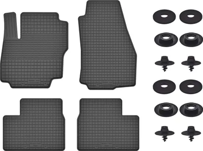 Produktbild von Gummimatten Mit Stoppern Für: Ford Tourneo Connect (2013-2017) Schwarz Set
