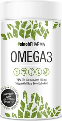 Produktbild von Sinob Omega-3 Max (120 Kapseln)