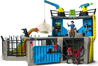 Image de Schleich Dinosaurs 41462 Grande station de recherche sur les dinosaures