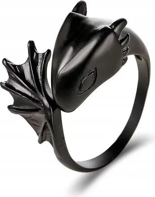 Image de Bague SYGNET REGULATORY DRAGON Vintage BLACK WINGS Unie