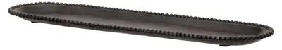 Snacktablett 54x14x2 cm, grau, Aluminium