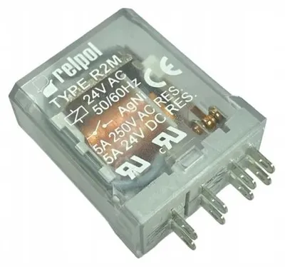 Zdjęcie produktu dla 2P 5A 24V AC AgNi R2M-2012-23-5024 620485