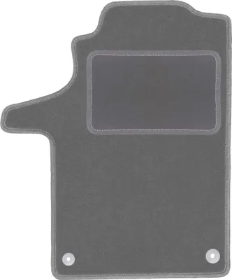 Produktbild von Fahrerfußmatte Velours graphit passend für Toyota Corolla Verso II (2004-2009, 7 Personen) – mit Befestigungen – passgenau