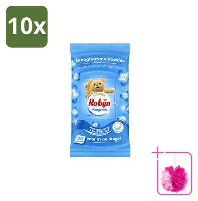 Obrázok produktu pre 10 kusov sušiaceho prostriedku Robijn "Morgenfris" – úsporné balenie
