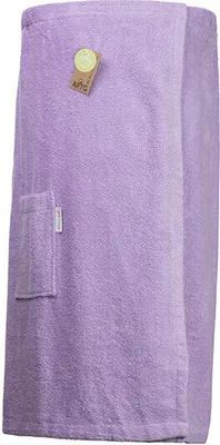 Produktbild von A&R 043.50 | Sauna Kilt Ladies mit Klettverschluss - Farbe: Light Purple - Größe: 85 x 135 cm