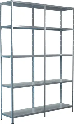 Obrázok produktu pre Kovový regál rozširovací Schulte 4520-V 2000x1400x350 mm, 10 políc, nosnosť 850 kg, pozinkovaný