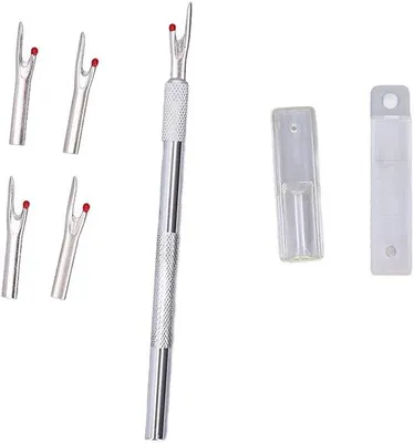 Produktbild von Famanu Nahttrenner Ergonomisches Design - Metall Nahtschneider - Langlebiges Aluminium/Stahl - 4-teiliges Schneidkopf - Effektiver Schutz