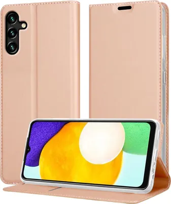 Produktbild von Cadorabo Handyhülle für Samsung Galaxy A13 5G Schutz Hülle in Rosa Cover Etui Book Case Booklet