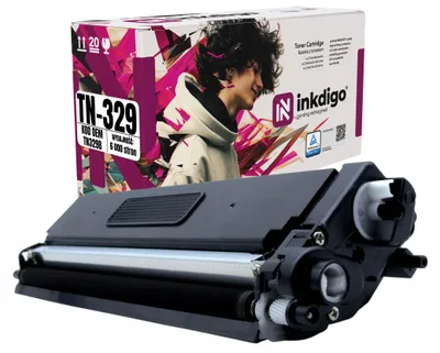 Produktbild von Inkdigo Toner TN329B für Brother DCP-L8450CDW, HL-L8350CDW, HL-L8350CDWT, MFC-L8600CDW – Schwarz, 6000 Seiten,