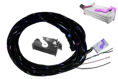 Zdjęcie produktu dla Adapter oryginalny Kufatec, kabel z wtykiem do tunera TV RNS-E z interfejsem CAN dla Audi