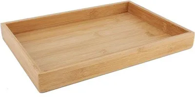 Produktbild von Bamboe houten dienblad set - rechthoekig dienblad - bar serveerblad (28 x 195 x 3 cm)