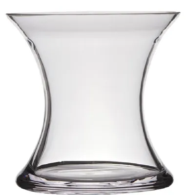 Produktbild von Hakbijl Glass Vase - transparent - x-formig - Glas - 15 x 15 cm