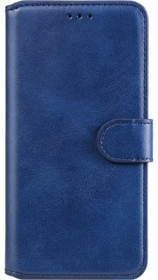 Produktbild von Mobigear Wallet Klapphülle für Realme GT Neo 3 - 2 Kartenfächer mit Standfunktion Kunstleder Blau