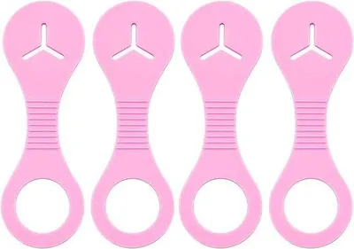 Image de Porte-sacs à déchets en silicone pour les promenades avec le chien, lot de 4, souple