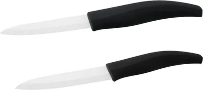 Image de Set de 2 couteaux de cuisine lame en céramique 18 et 24 cm Nirosta