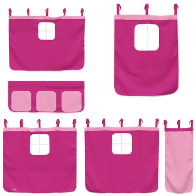 Produktbild von "Winterschlussverkauf " Vorhänge für Hochbett Rosa Polyester - NeuMöbel4836362
